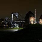 Kaiser-Wilhelm-Brücke bei Nacht