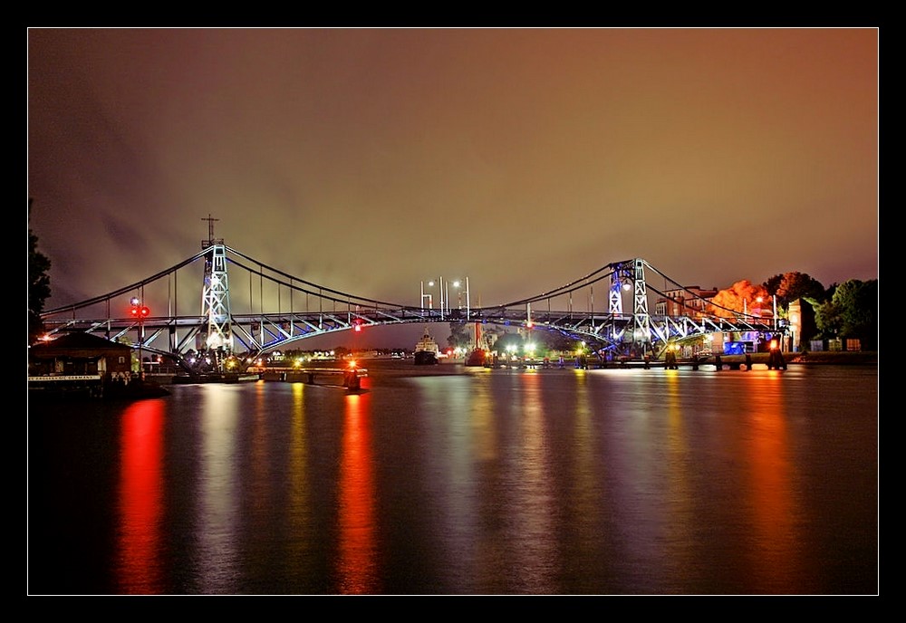Kaiser-Wilhelm-Brücke by Night