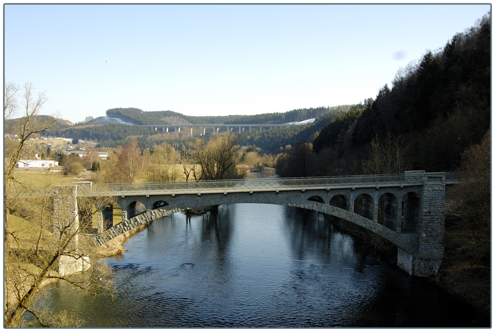 Kaiser - Wilhelm - Brücke in Rumbeck / Sauerland