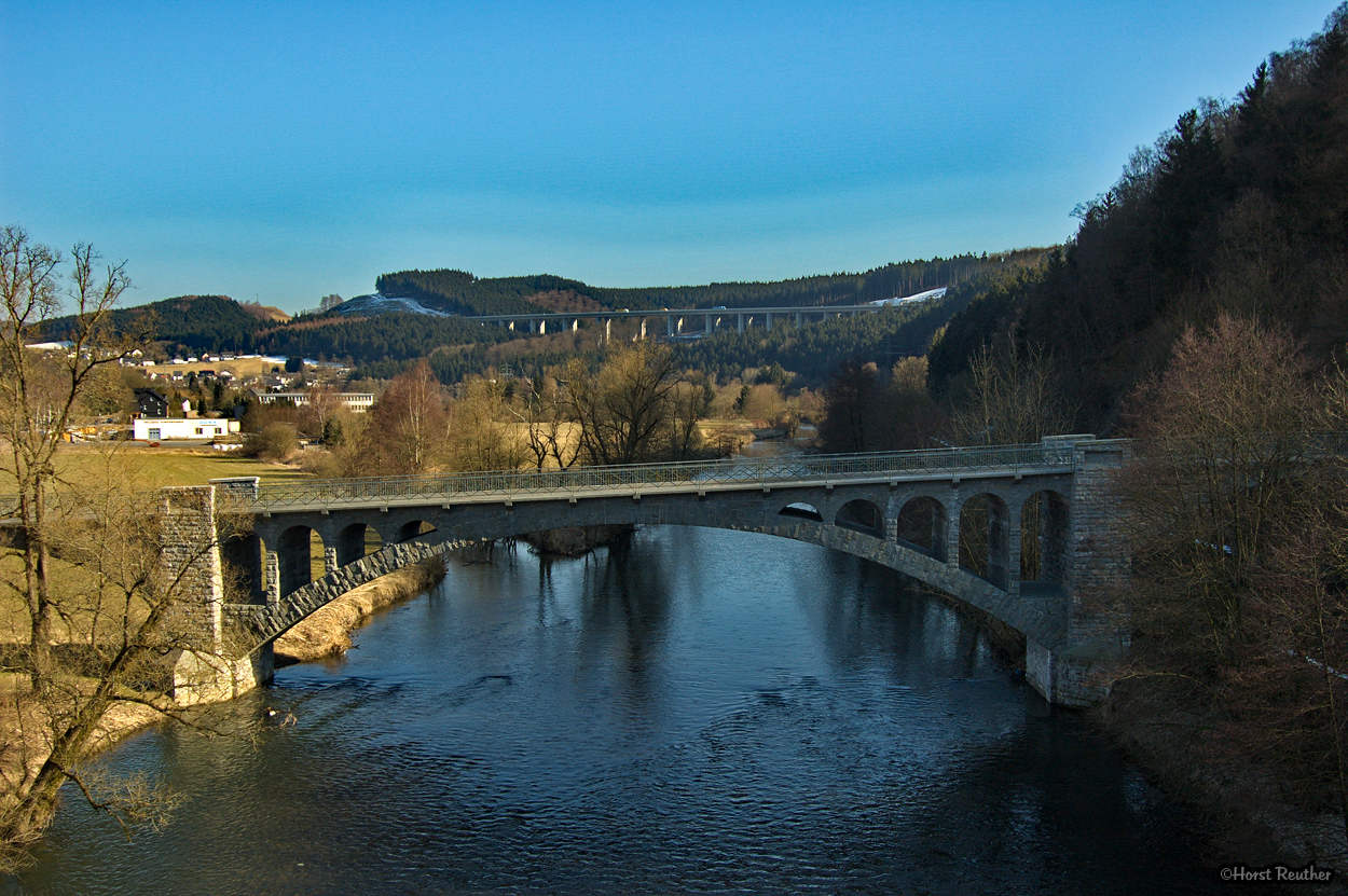 Kaiser-Wilhelm-Brücke in Rumbeck / Sauerland