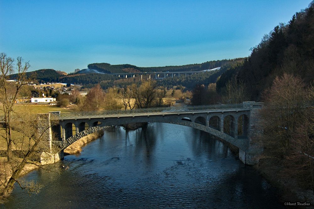 Kaiser-Wilhelm-Brücke in Rumbeck / Sauerland