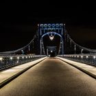 Kaiser Wilhelm Brücke Wilhemshaven bei Nacht 3