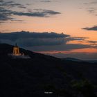 Kaiser-Wilhelm-Denkmal im Abendrot