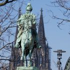 Kaiser Wilhelm I vor Kölner Dom