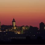 Kaiserburg im Abendrot