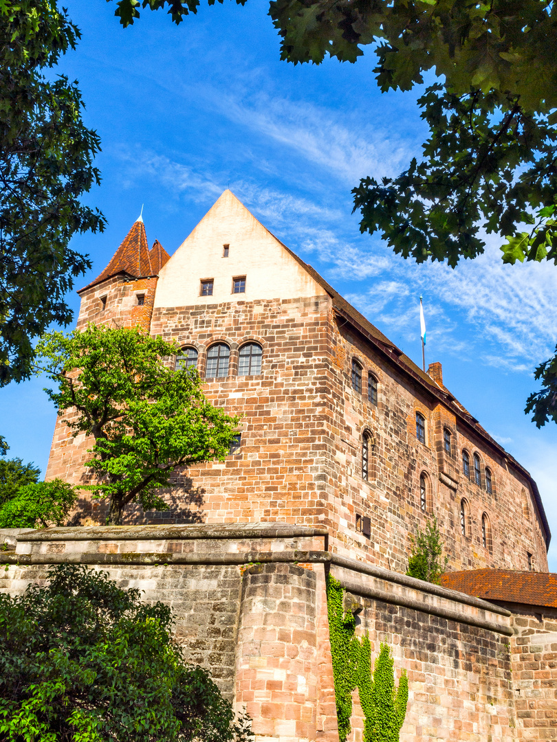 Kaiserburg Nürnberg bei " Kaiserwetter "