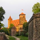 Kaiserburg Nürnberg im Abendlicht