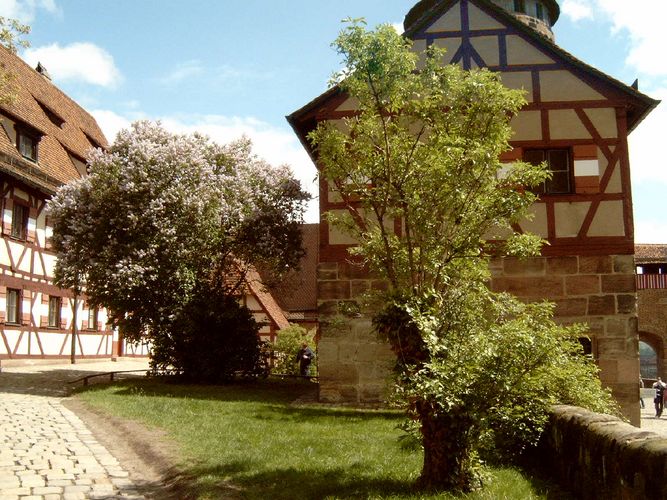 Kaiserburg Nuernberg Innenhof