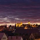 Kaiserburg Nürnberg wärend unglaublichen Sonnenuntergang.