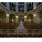 Kaiserdom zu Aachen " Blick zum Chor...."