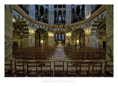 Kaiserdom zu Aachen " Blick zum Chor...."