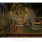 Kaiserdom zu Aachen " Blick zum Chor der Nikolauskapelle ..."