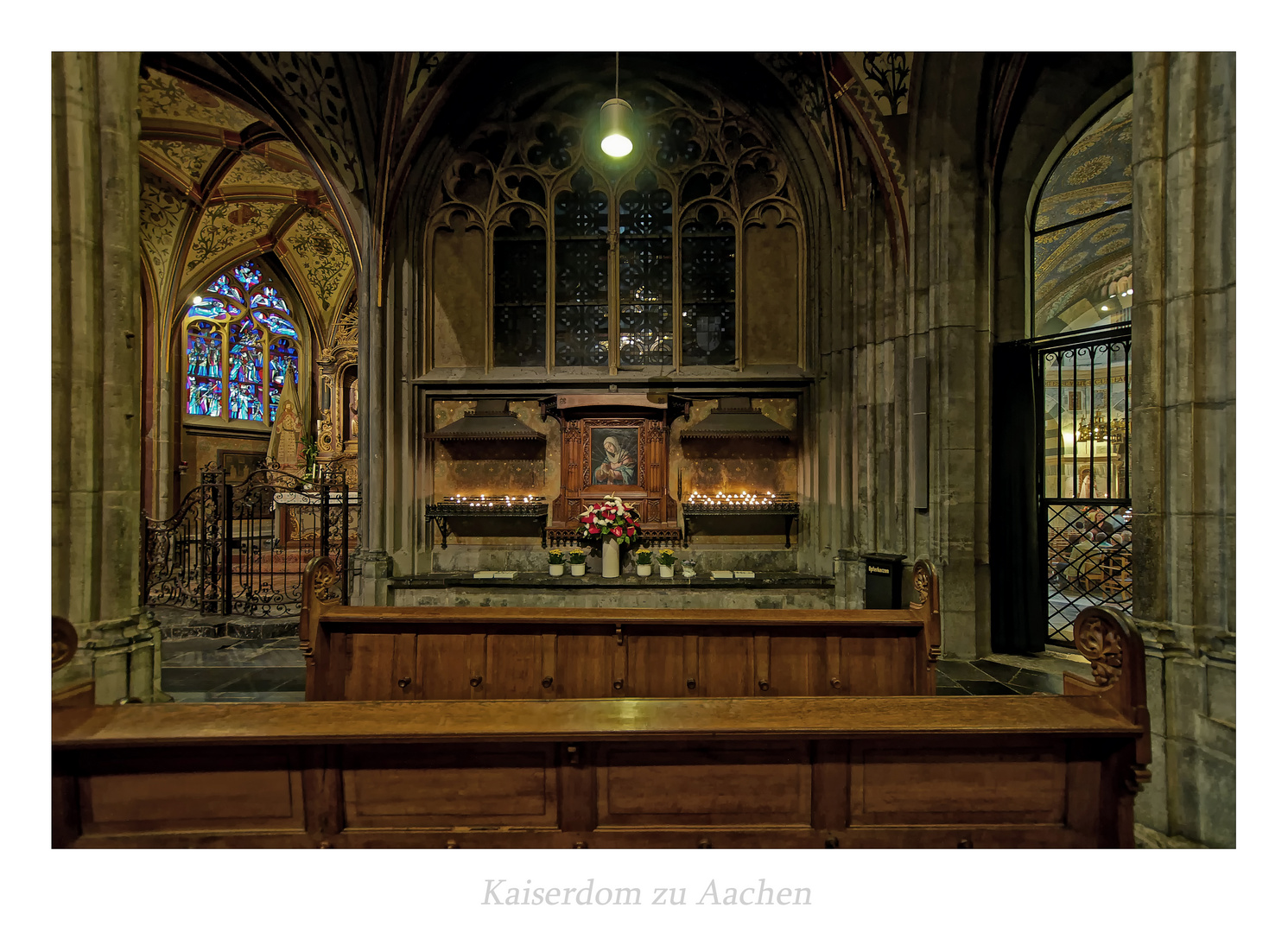 Kaiserdom zu Aachen " in der Nikolauskapelle ..."