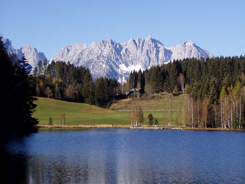 Kaisergebirge und Schwarzsee