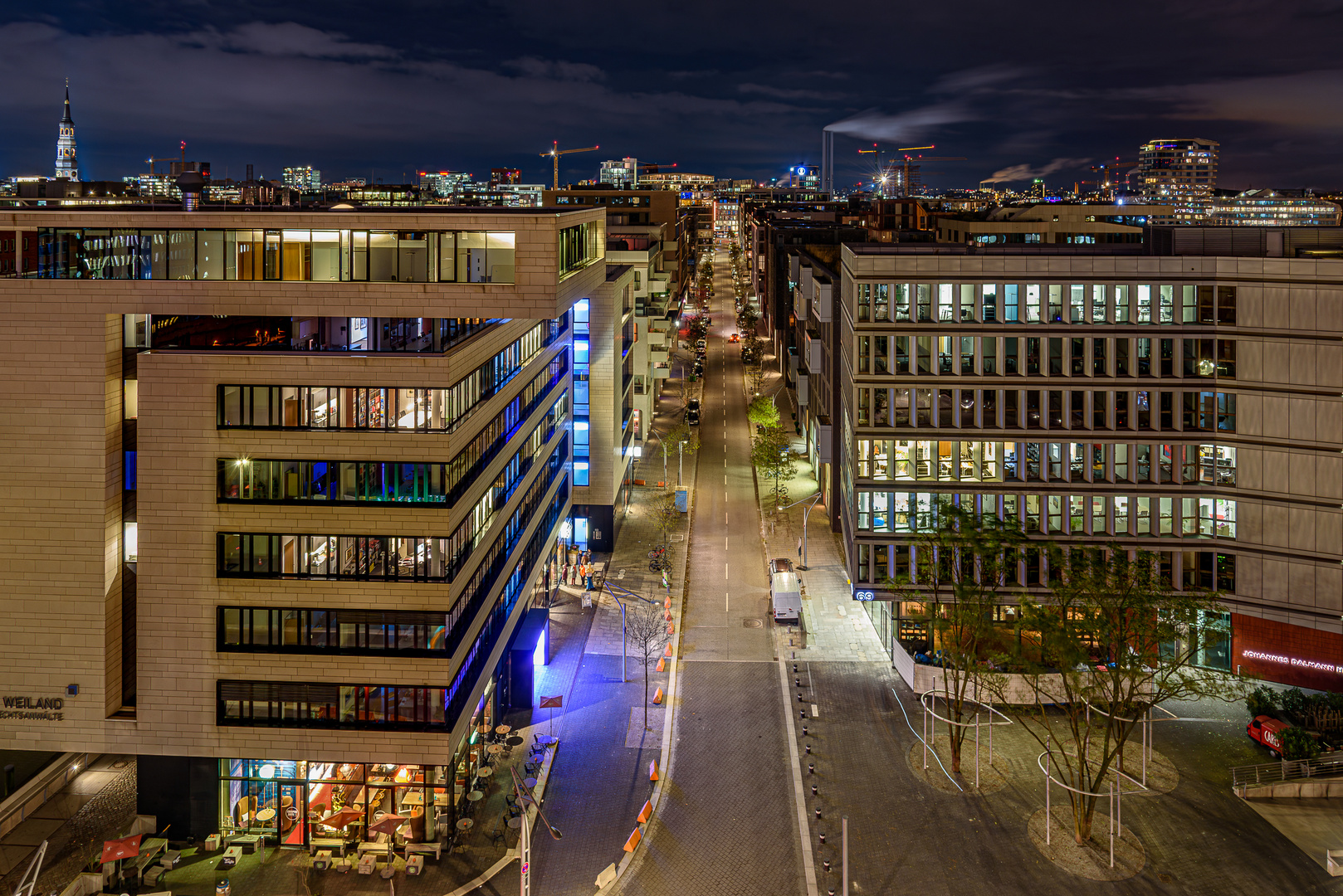 Kaiserkai - Blick von der Elbphilharmonie