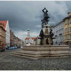 Kaisermeile mit Herkulesbrunnen in Augsburg,