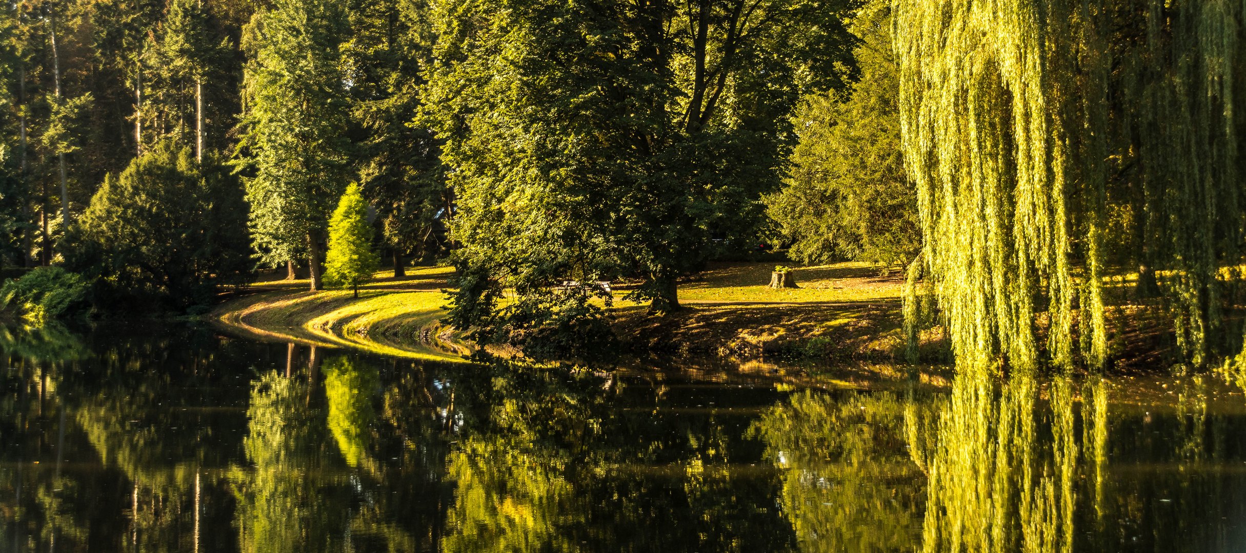 Kaiserpark Krefeld Spiegelung 1