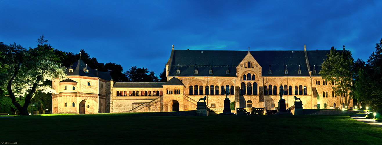 Kaiserpfalz Goslar bei nacht