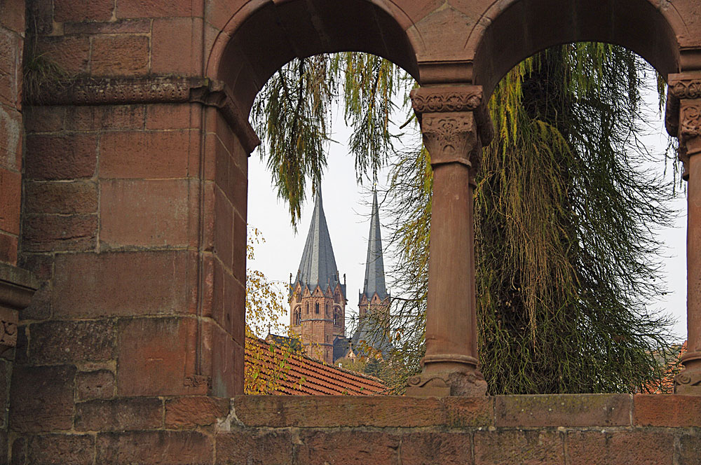 Kaiserpfalz und Marienkirche in Gelnhausen