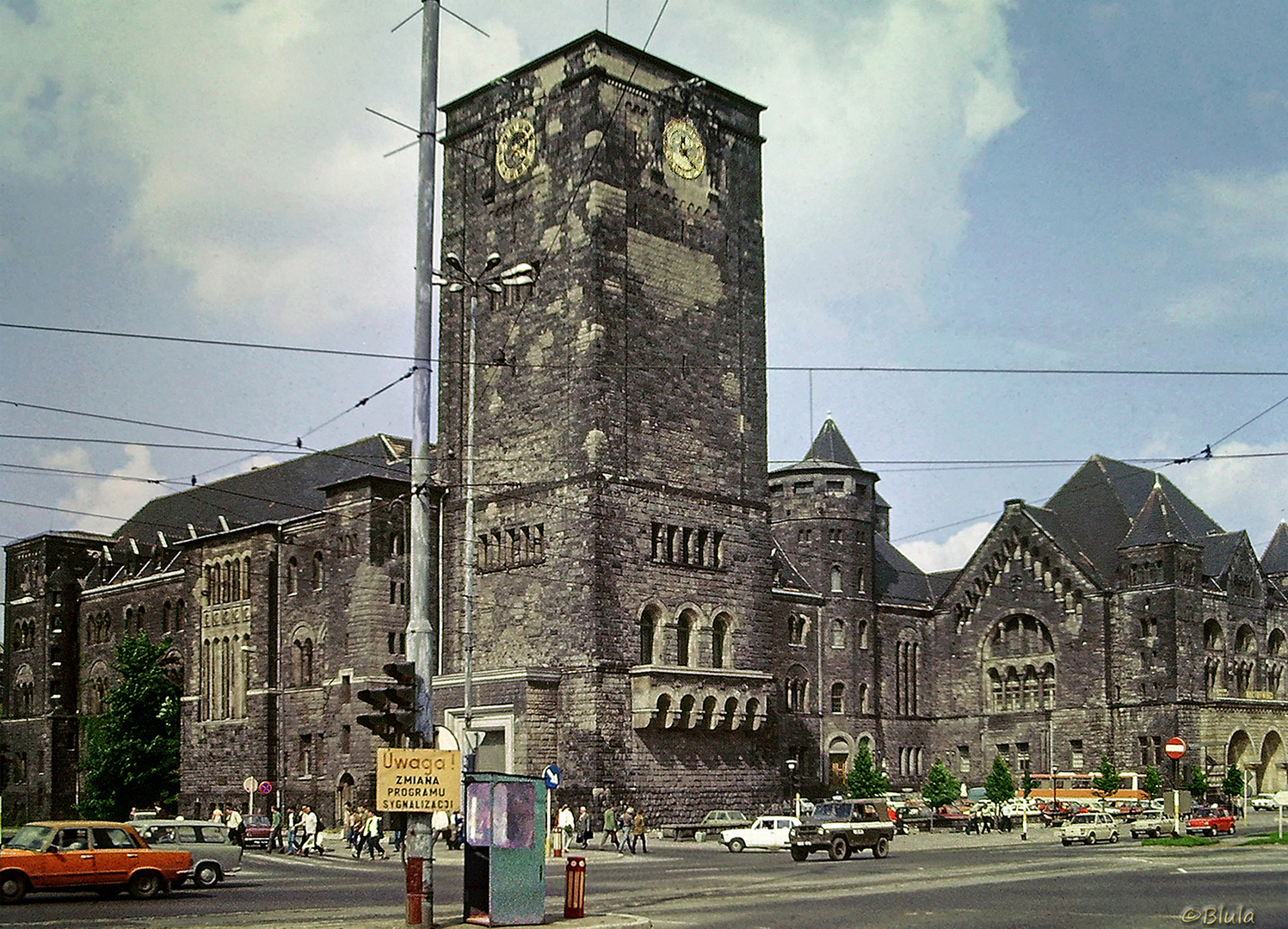 Kaiserschloss in Posen..... Polen 1984 (Dia-Scan)