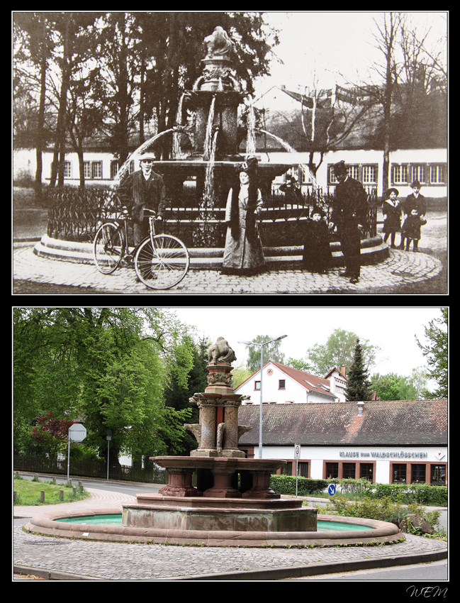 Kaiserslautern einst und heute - Albrechtbrunnen