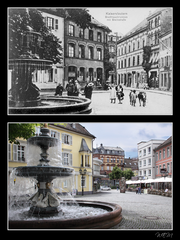 Kaiserslautern einst und heute - St. Martinsplatz