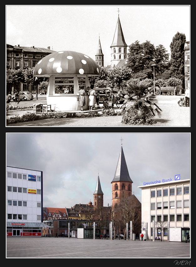 Kaiserslautern einst und heute - Stiftsplatz