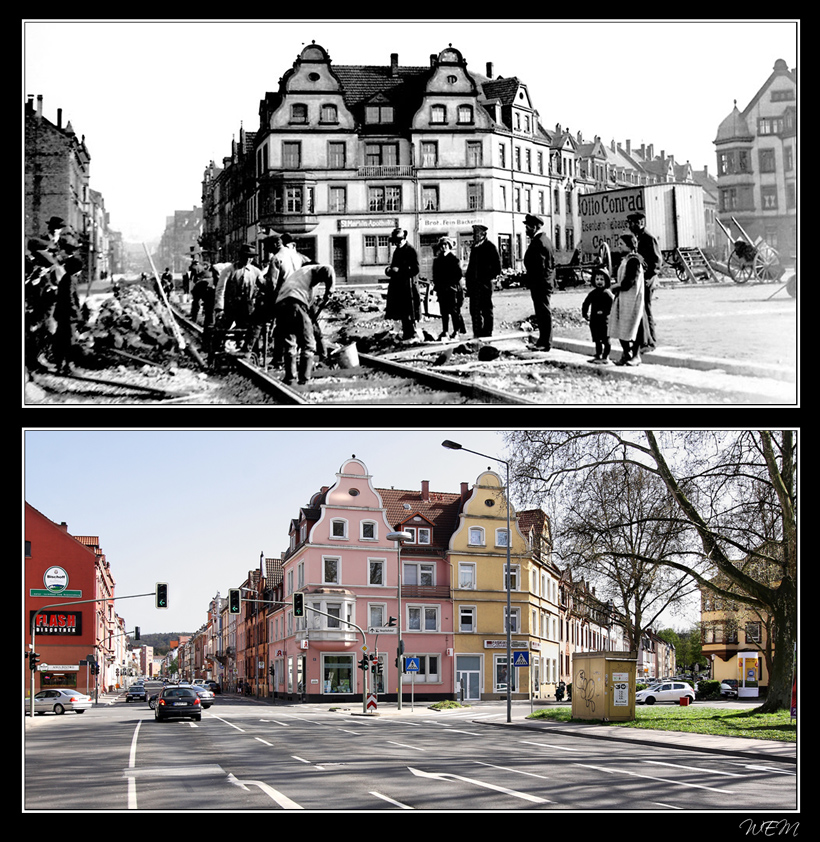 Kaiserslautern einst und heute - Straßenbahn