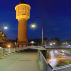 Kaiserstraße in Lingen (EMS) bei Nacht