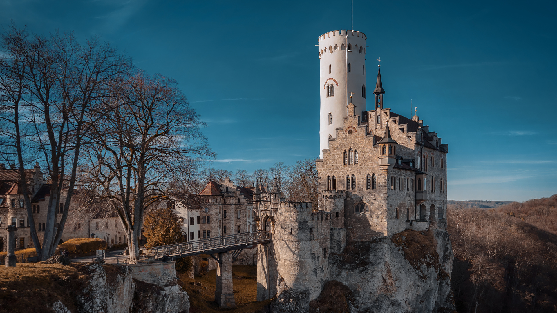 Kaiserwetter am Schloss Lichtenstein...