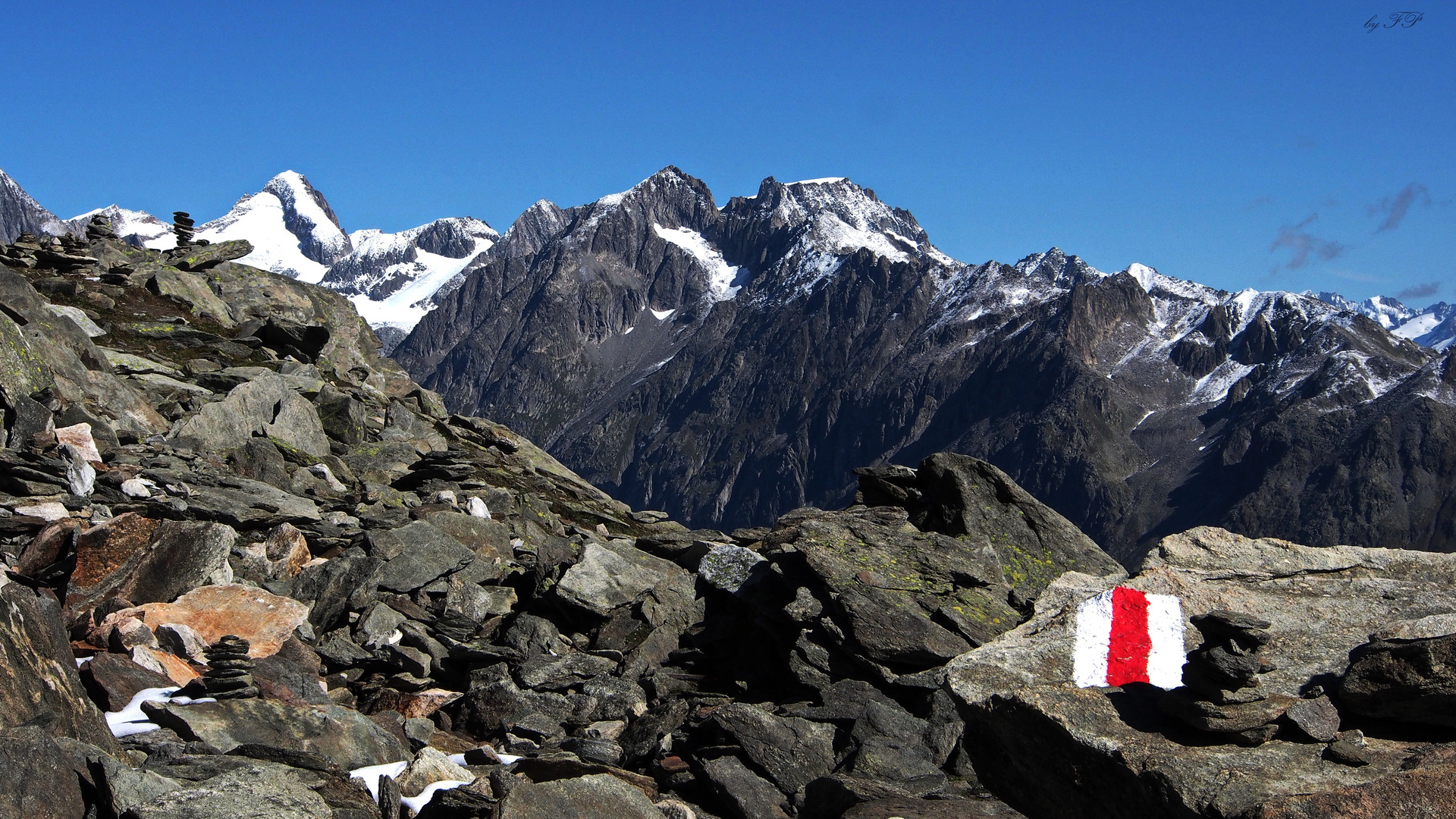 Kaiserwetter auf dem Eggishorn, Wallis