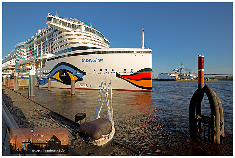 Kaiserwetter für die Aida Prima