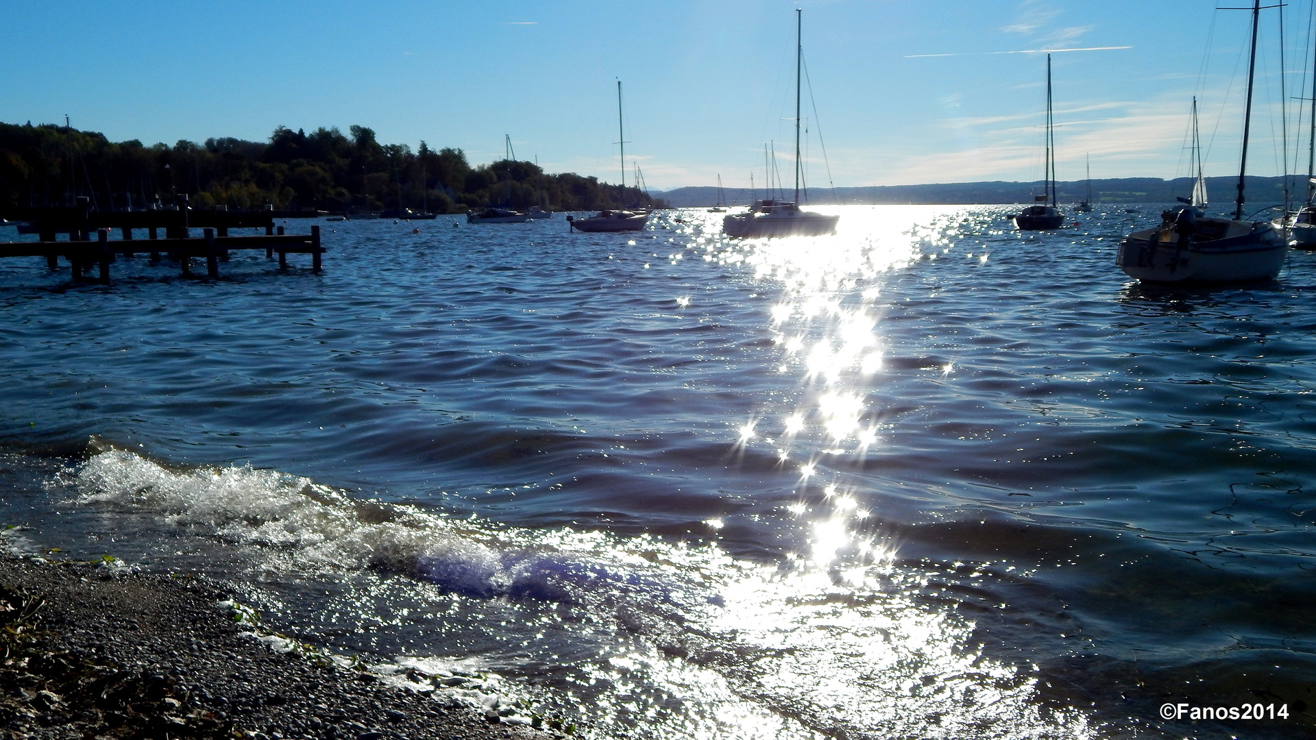 Kaiserwetter im Oktober am Ammersee