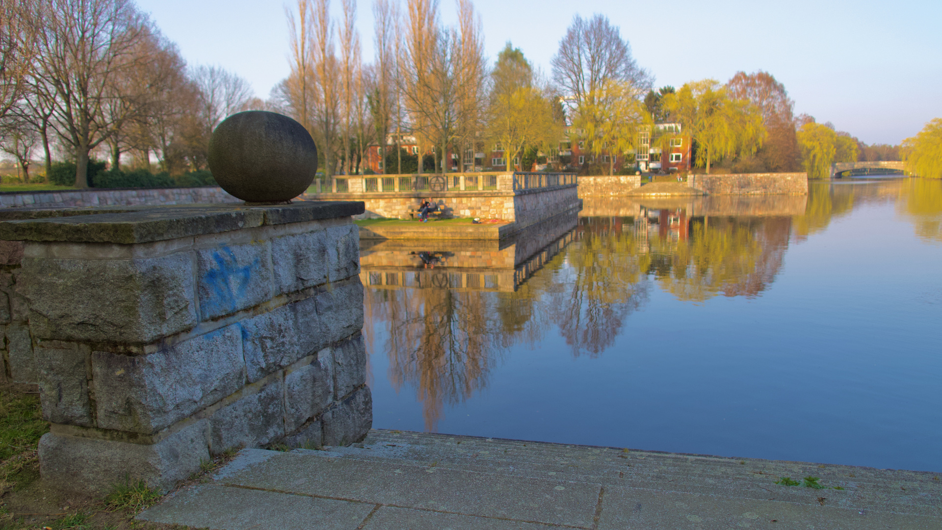 Kaiserwetter in Alsterdorf