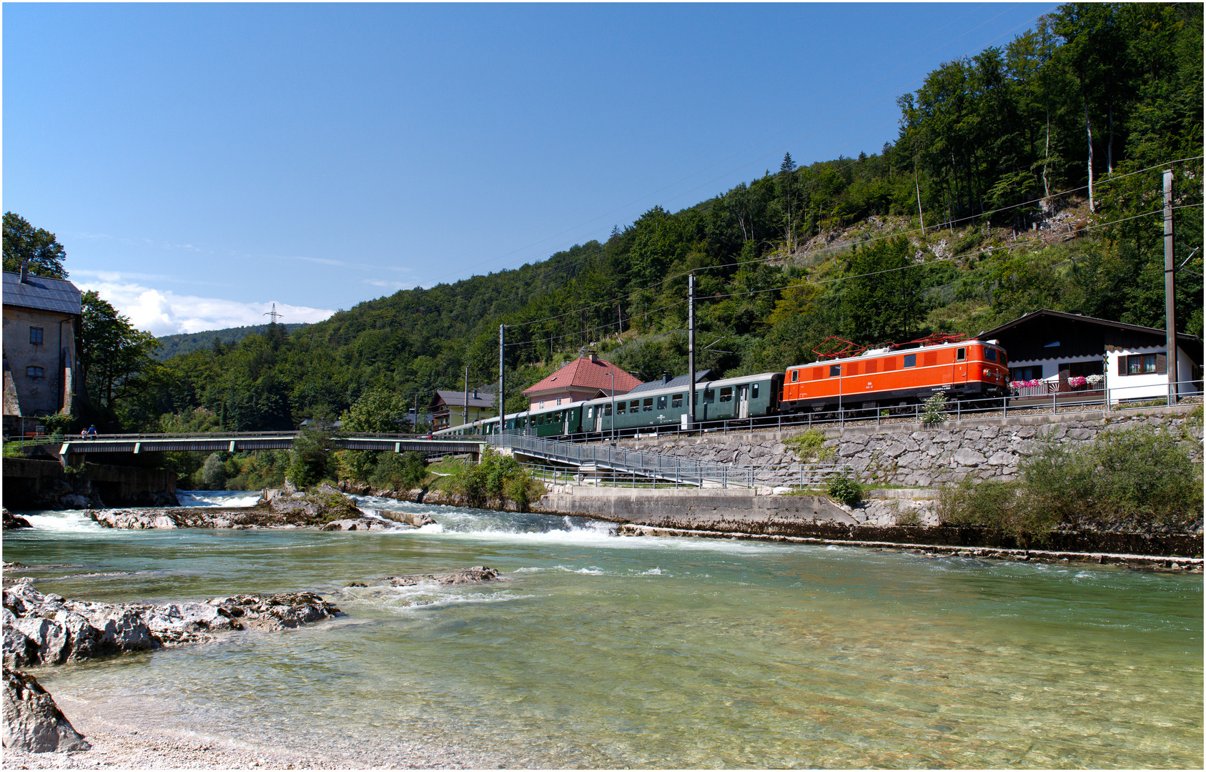 Kaiserzug auf der Fahrt