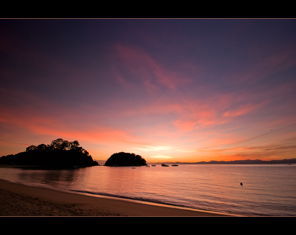 Kaiteriteri B-movie sunrise