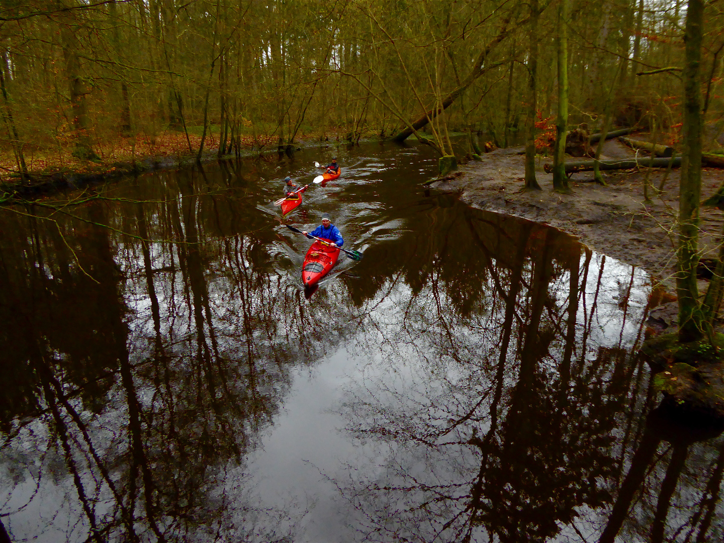 Kajak am Alsterlauf