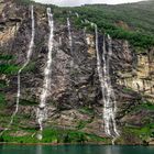 Kajak im Geirangerfjord