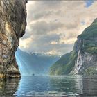 Kajak-Tour auf dem Geiranger-Fjord zu dem 7-Schwestern-Wasserfall Variante 1: Norweg.reise 2012