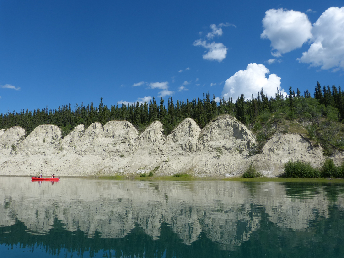 Kajaktour auf den Yukon - River