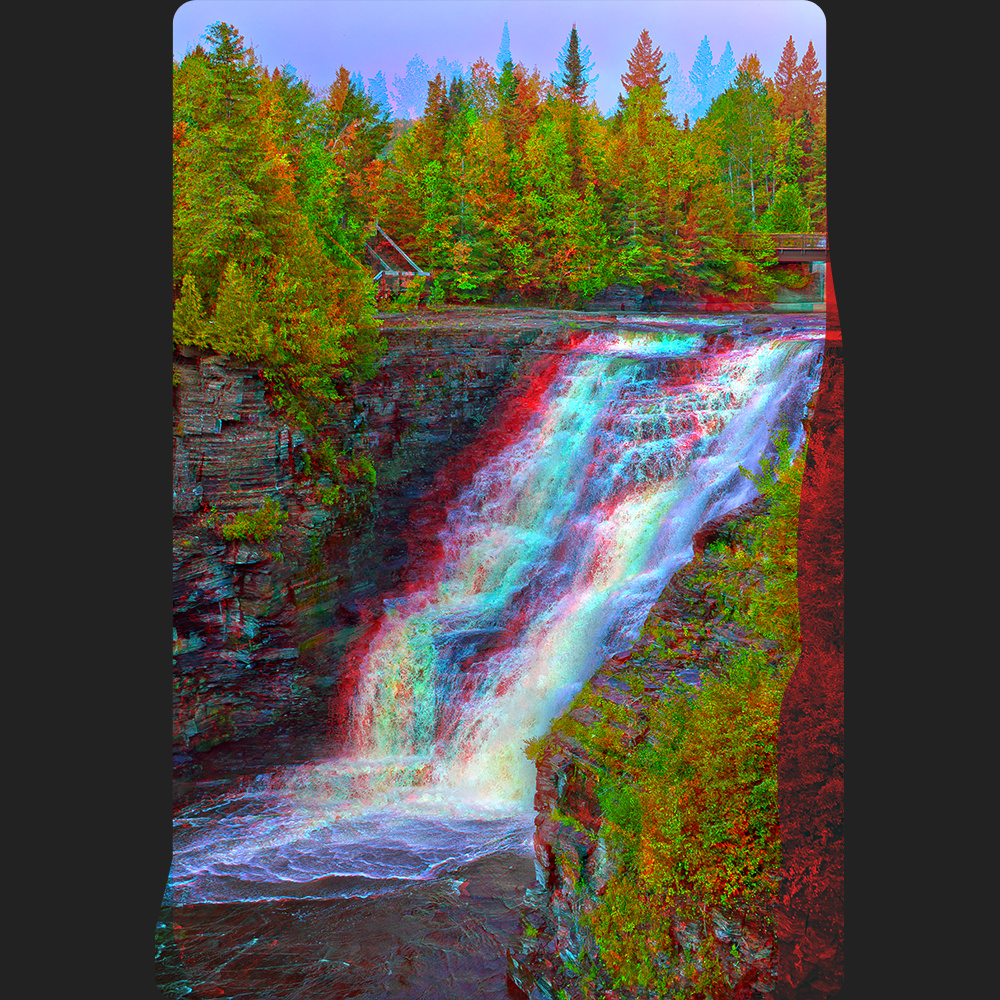 Kakabeka Falls Hyperstereo 3-D