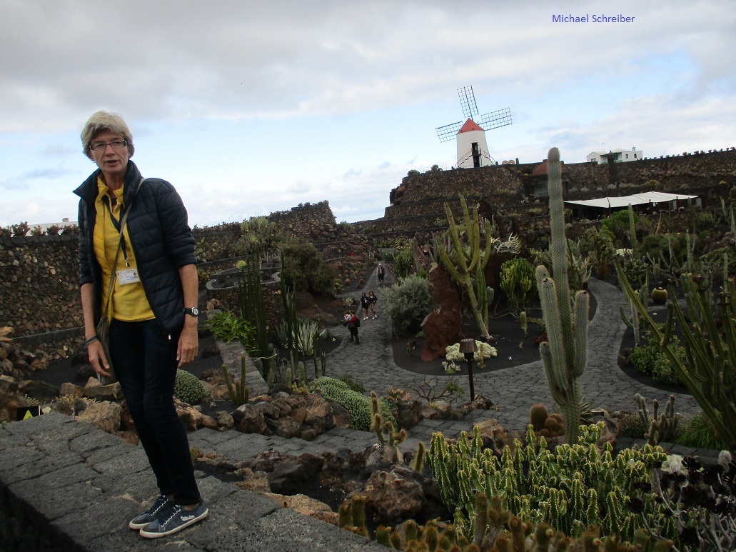 Kaktuspark Jardin de Cactus mit Travel Guide Petra 