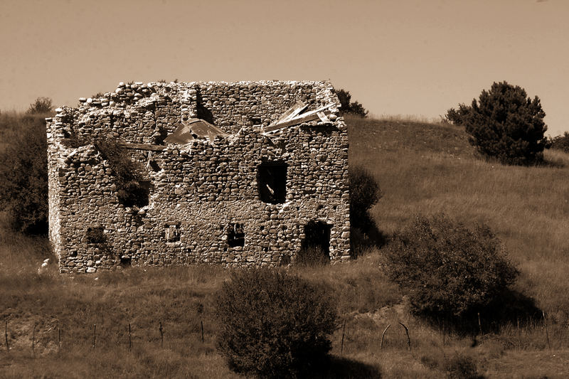 Kalabrien Ruine von Frank Bückle 