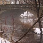 Kalamazoo River in frozen mist