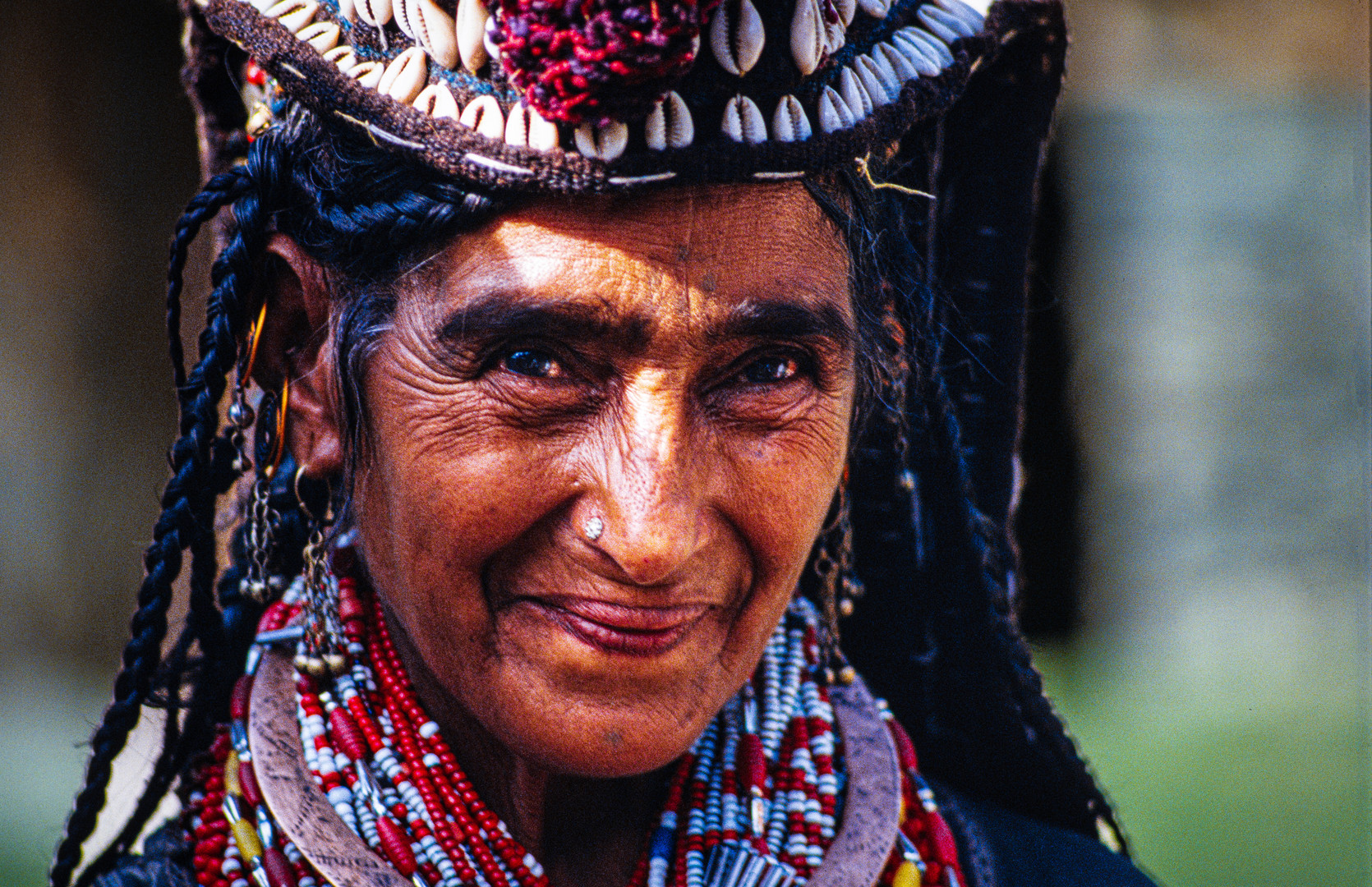 Kalash-Frau, Nordpakistan.