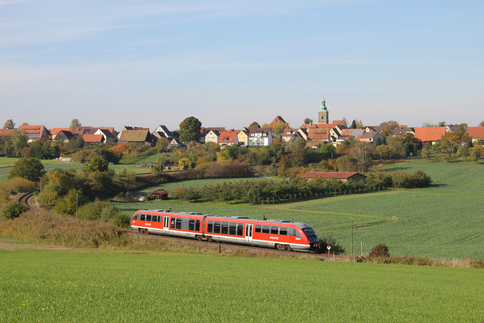 Kalchreuther Kurve im Frühherbst