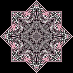 Kaleidoskop 206-45-A (rosagrau)_K006