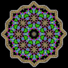 Kaleidoskop_ 2xK119+K014v aus Knot-Fraktal 2864