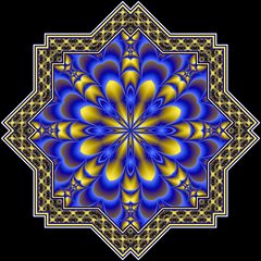 Kaleidoskop 78 aus dem Fraktal 149-43a