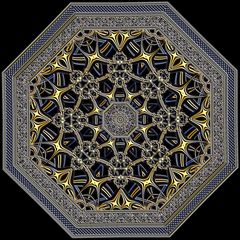 Kaleidoskop aus FE-Fraktal 206-39 (K014+Sd17)